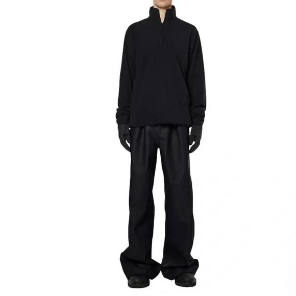 RAINS UNISEX FLEECE HALF-ZIP PULLOVER